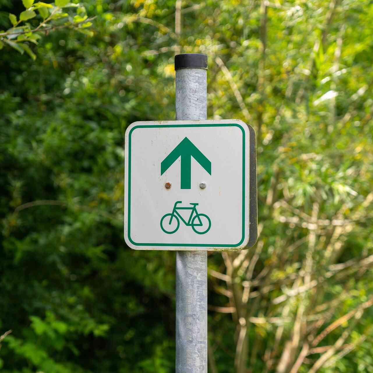 Schild Fahrradweg